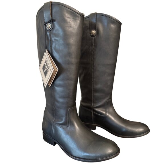 Frye Women's Melissa Button Boots Black Size 9 NEW #3477167